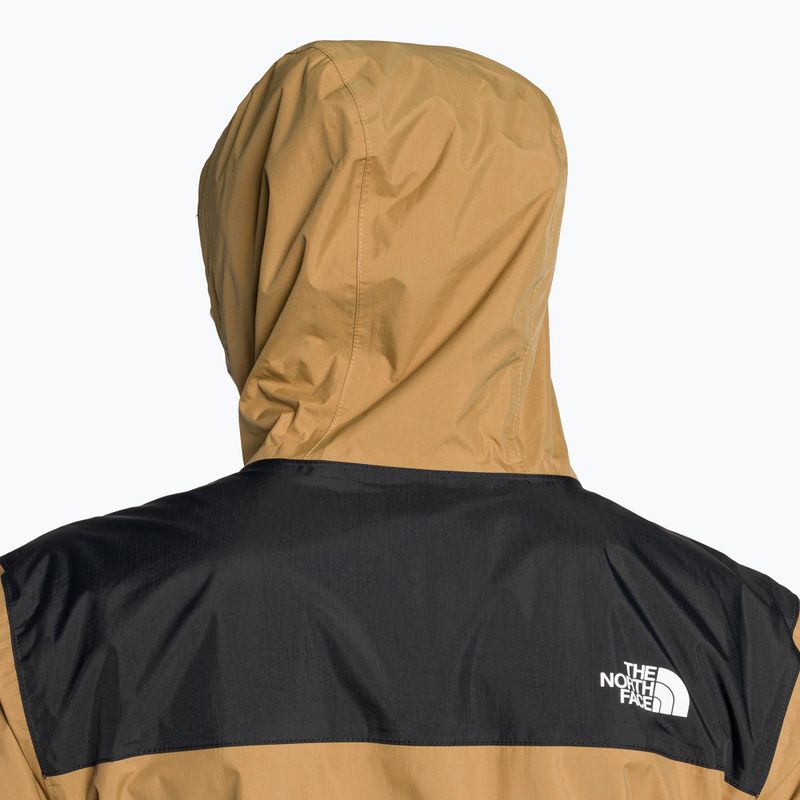 The North Face ανδρικό μπουφάν βροχής Antora utility καφέ/μαύρο 5