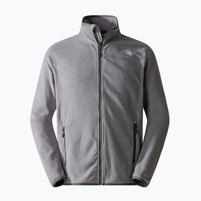 Ανδρικό The North Face 100 Glacier Full Zip fleece φούτερ μέτρια γκρι ρείκι 4