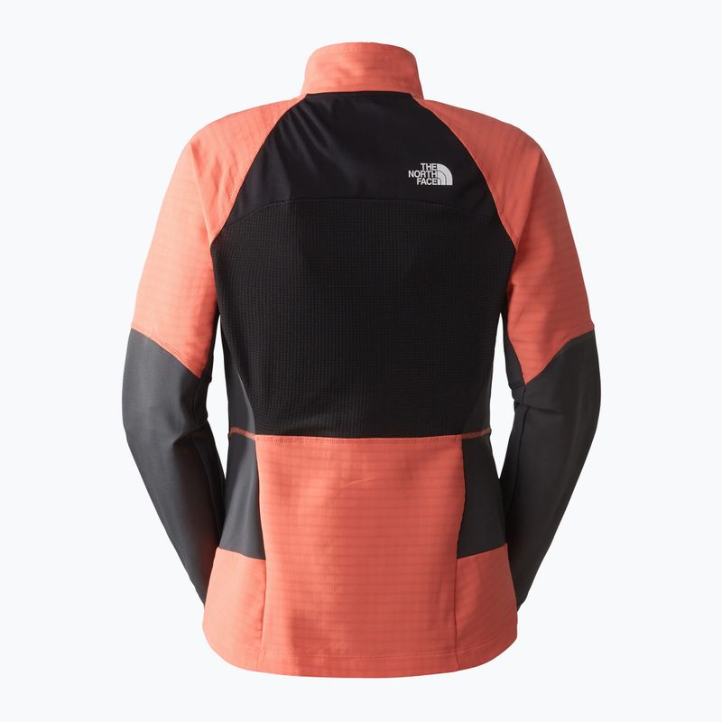 Γυναικείο softshell μπουφάν The North Face Dawn Turn Softshell μαύρο/ραδιενεργό πορτοκαλί/ασφαλτικό γκρι 6