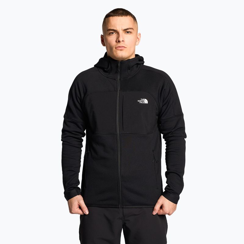 Ανδρικό φούτερ για πεζοπορία The North Face Canyonlands High Altitude Hoodie μαύρο