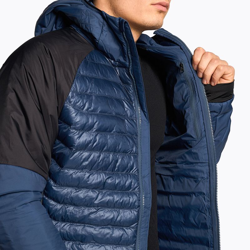 Ανδρικό The North Face Macugnaga Hybrid Insulation σκιερό μπλε/μαύρο/ασφαλτικό γκρι μπουφάν 4