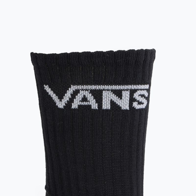 Vans Classic Crew ανδρικές κάλτσες 3 ζευγάρια rox Μαύρο 3