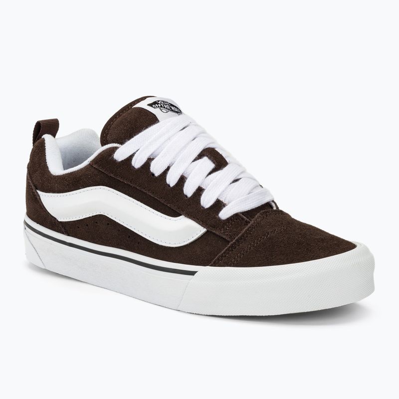 Vans Knu Skool καφέ/λευκά παπούτσια