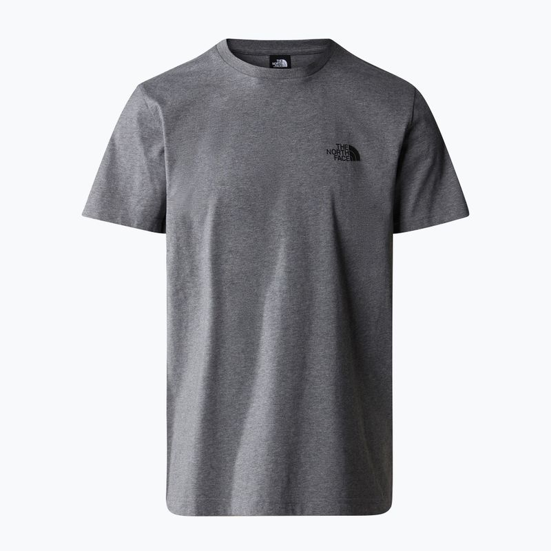 Ανδρικό The North Face Simple Dome Tee μεσαίο γκρι μπλουζάκι από ρείκι 5