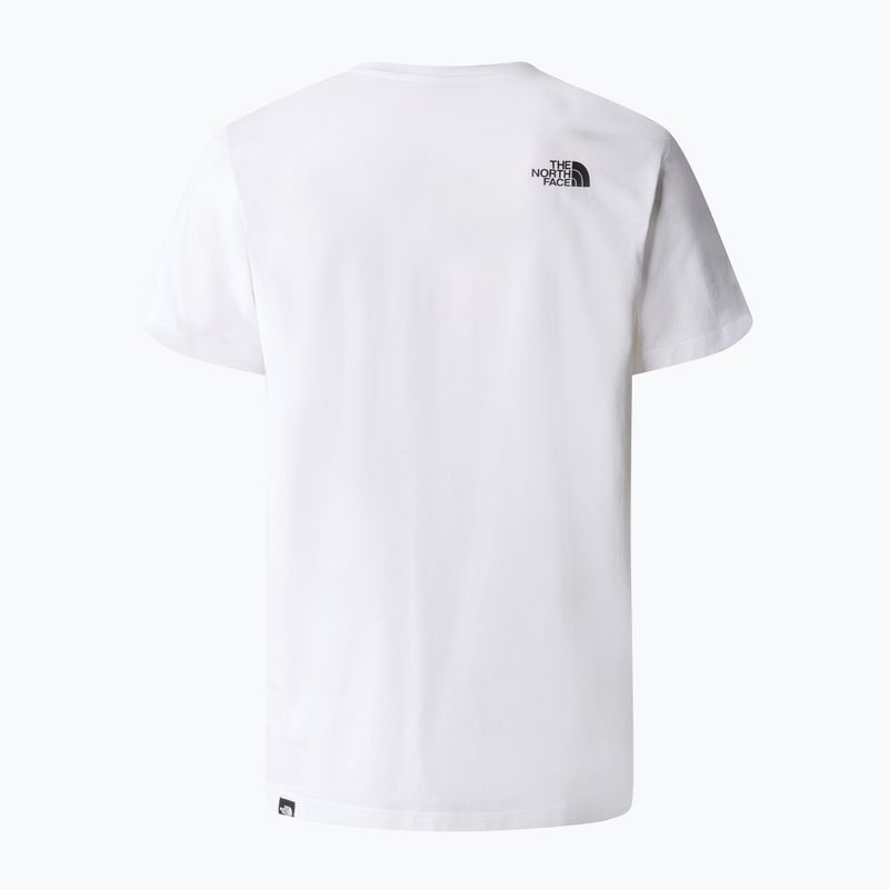 Ανδρικό t-shirt The North Face Simple Dome Tee λευκό 6