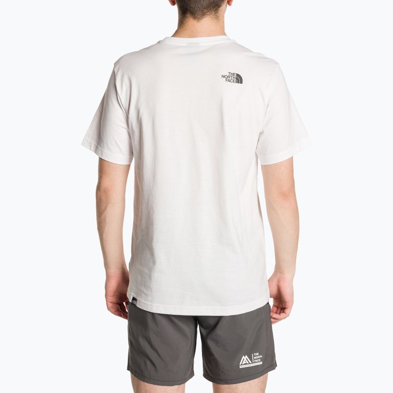 Ανδρικό t-shirt The North Face Simple Dome Tee λευκό 2