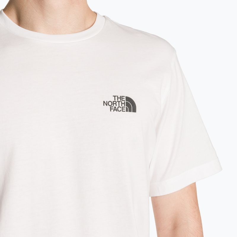 Ανδρικό t-shirt The North Face Simple Dome Tee λευκό 3