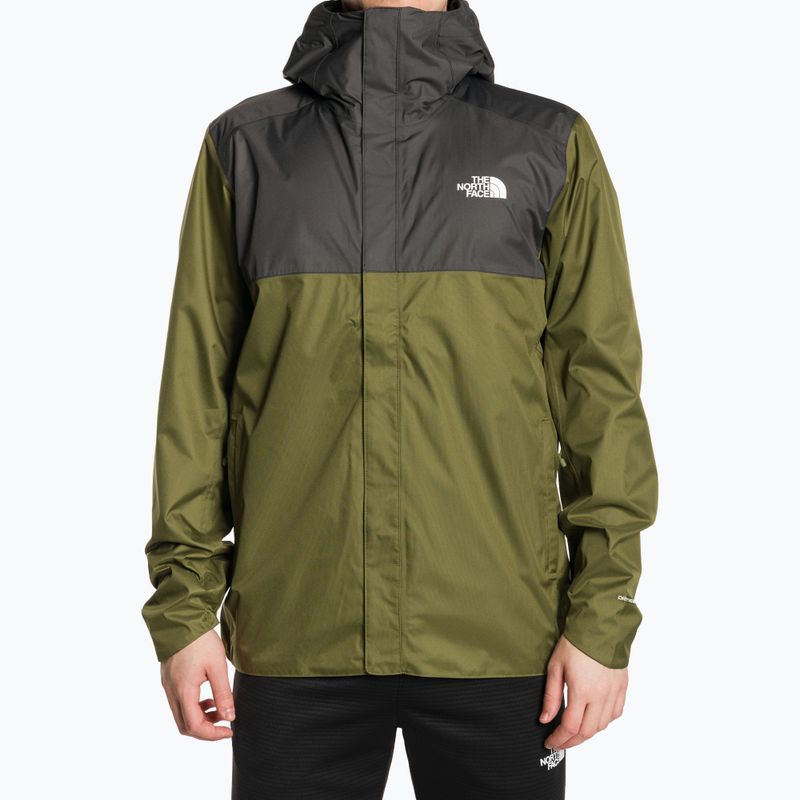 Ανδρικό αδιάβροχο μπουφάν The North Face Quest Zip-In forest olive/asphalt grey