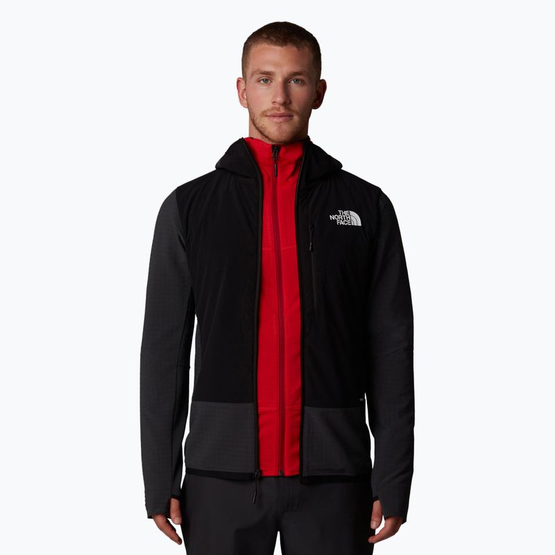 Ανδρικό υβριδικό μπουφάν The North Face Elixir Hybrid Ventrix Midlayer άσφαλτος γκρι / μαύρο 4