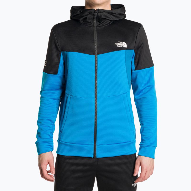 Ανδρικό φούτερ The North Face Ma Full Zip skyline μπλε/μαύρο