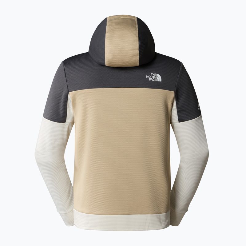 Ανδρικό φούτερ The North Face Ma Full Zip λευκό μουντό/ανθρακί γκρι 2