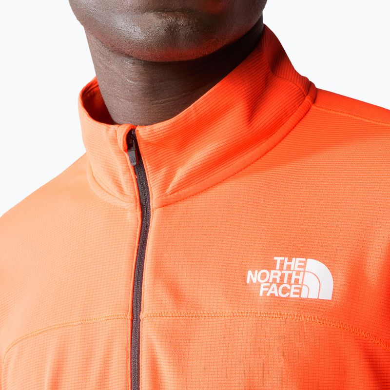 Ανδρικό φούτερ για τρέξιμο The North Face Sunriser 1/4 Zip ζωντανή φλόγα 4