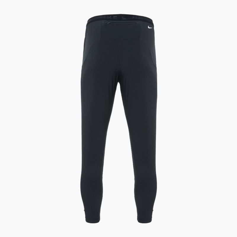 Ανδρικό παντελόνι τρεξίματος Nike Dri-Fit Trail Dawn Range μαύρο/μαύρο/λευκό 2