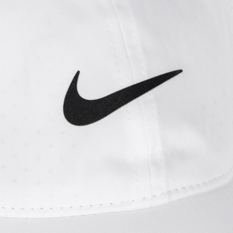 Καπέλο μπέιζμπολ Nike Dri-Fit Club Cap Unstructured Featherlight white/black 3