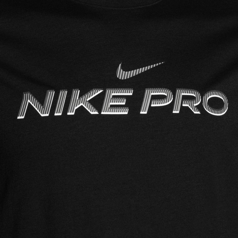 Ανδρικό μπλουζάκι προπόνησης Nike Dri-Fit Fitness black 3