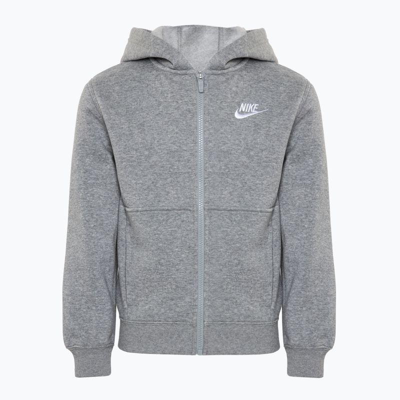 Nike Sportswear παιδική φόρμα σκούρο γκρι ρείκι/λευκό 2