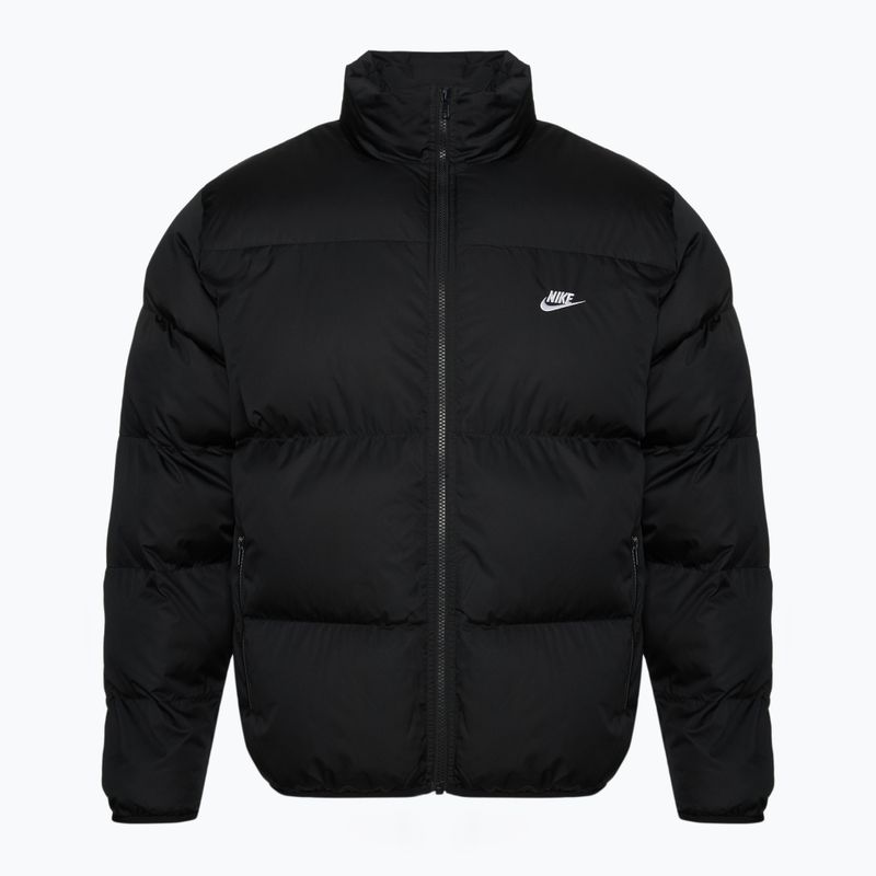 Ανδρικό μονωμένο μπουφάν Nike Sportswer Club Puffer μαύρο/λευκό