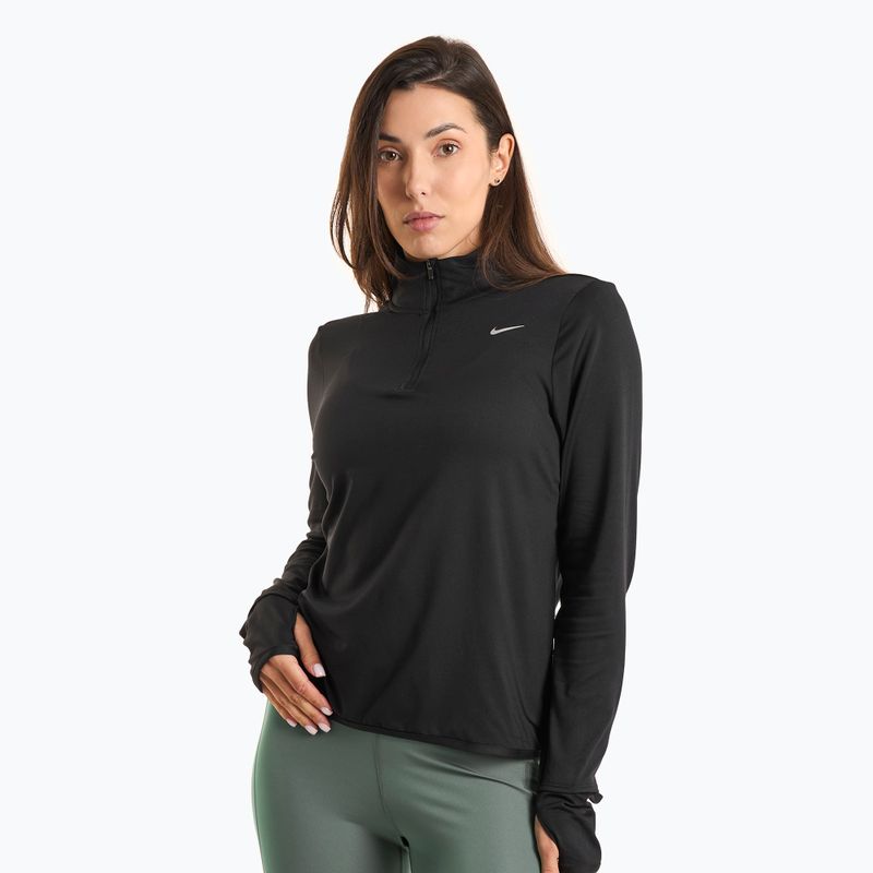 Γυναικείο μακρυμάνικο για τρέξιμο Nike Swift Element UV 1/4-Zip black