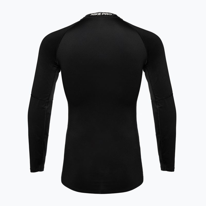 Ανδρικό θερμοδραστικό μακρυμάνικο Nike Pro Dri-Fit Tight Fitness black/white 2