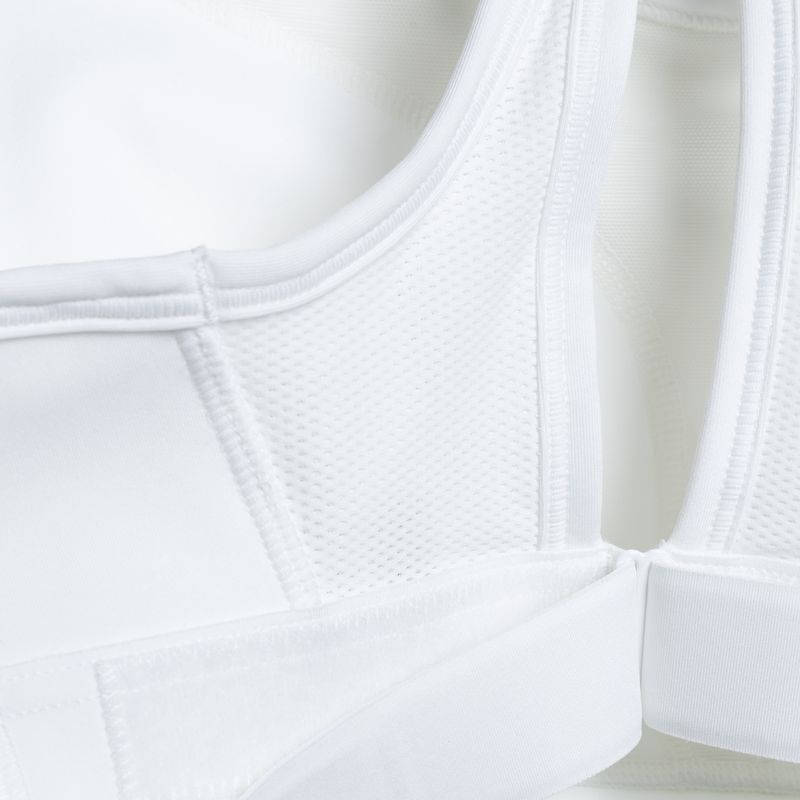 Αθλητικό σουτιέν Nike Swoosh High Support white/white/back 3