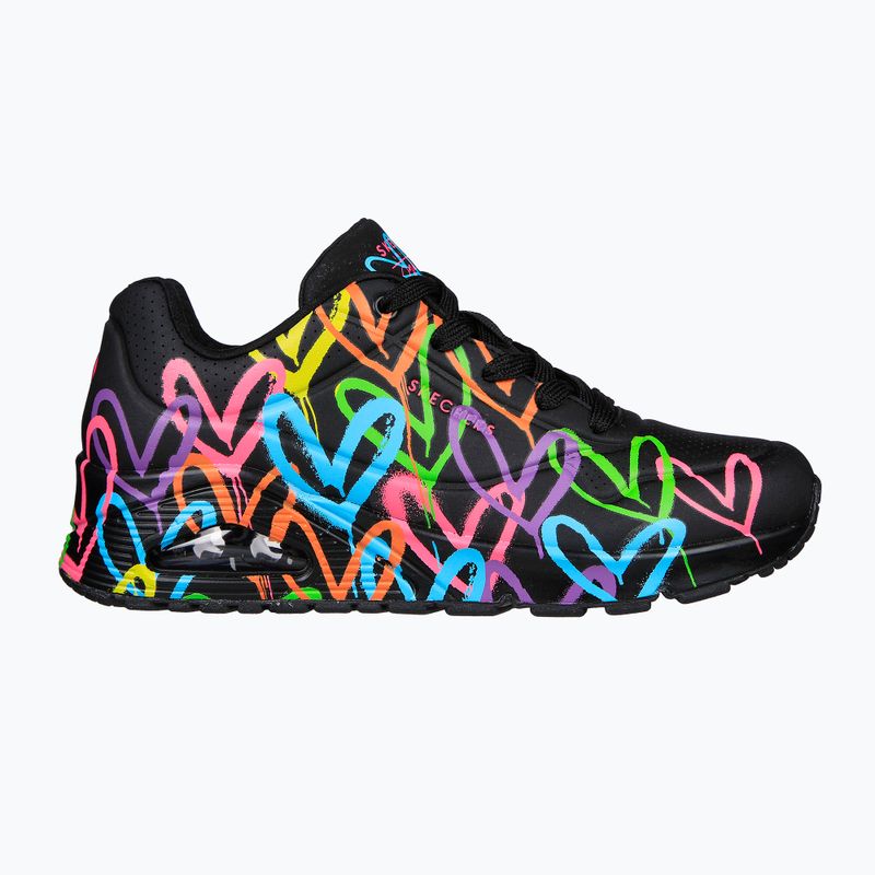 Γυναικεία παπούτσια SKECHERS JGoldcrown Uno Highlight Love black/multicolor 9