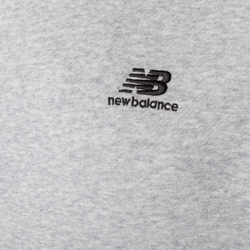 Ανδρικό New Balance Hoops Fleece Hoodie αθλητικό γκρι 7