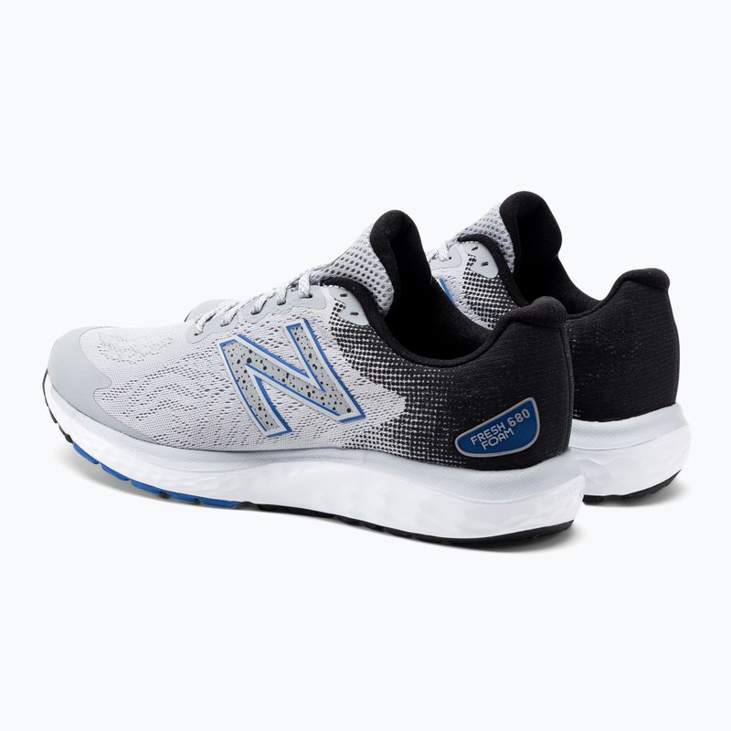 Ανδρικά παπούτσια για τρέξιμο New Balance M680V7 αλουμίνιο γκρι 3