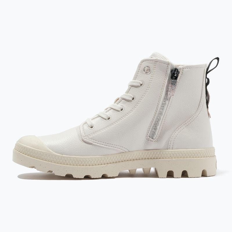 Palladium Pampa Hi Re-Vegan LTH αστέρι λευκά παπούτσια 3