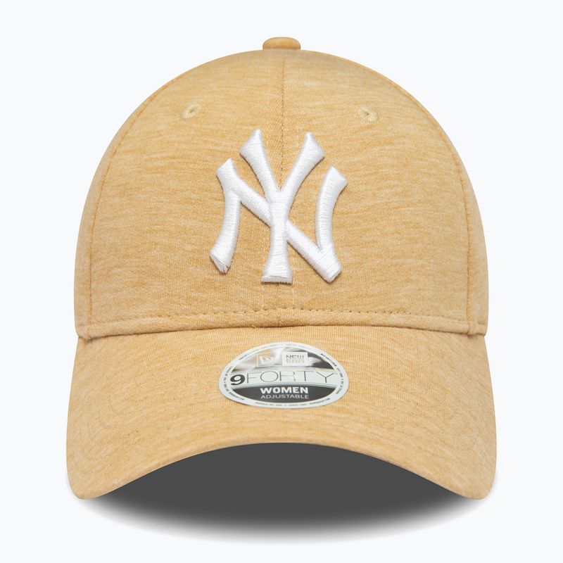 Γυναικείο καπέλο μπέιζμπολ New Era Jersey 9Forty New York Yankees light beige 3