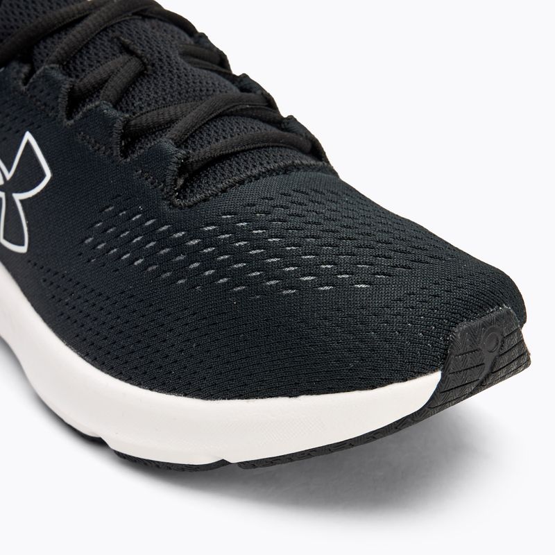 Under Armour Charged Pursuit 3 Big Logo μαύρο/μαύρο/λευκό ανδρικά παπούτσια για τρέξιμο 7