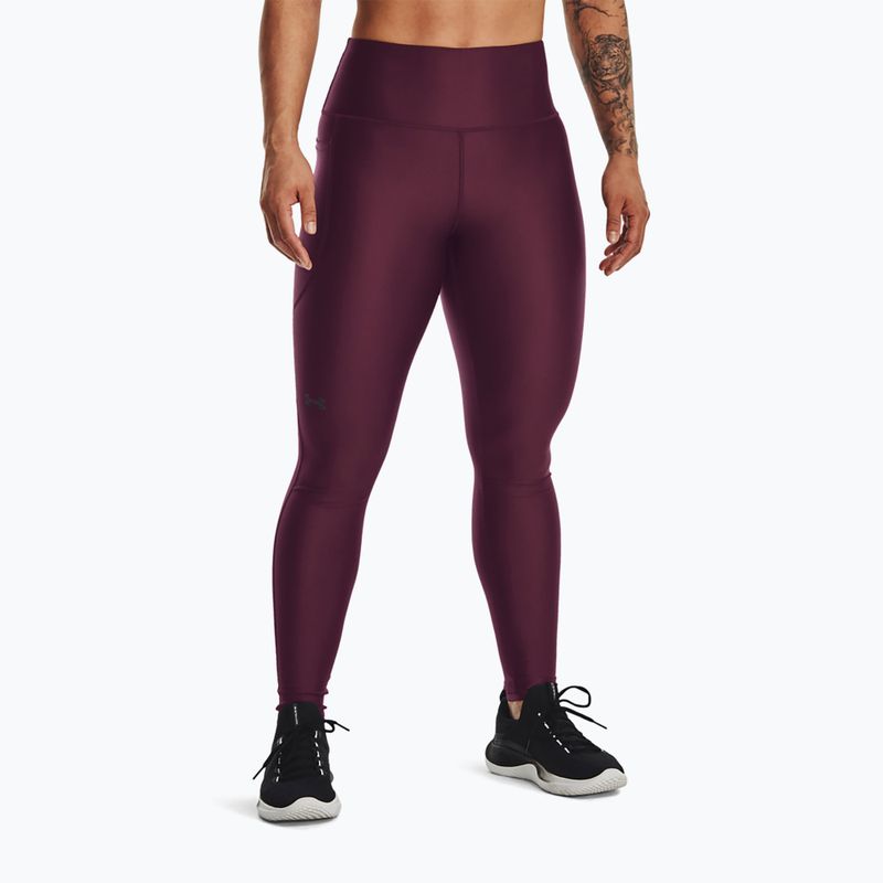 Γυναικείο κολάν προπόνησης Under Armour HG Armour HiRise dark maroon/black