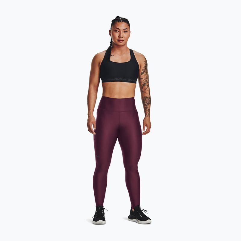 Γυναικείο κολάν προπόνησης Under Armour HG Armour HiRise dark maroon/black 2