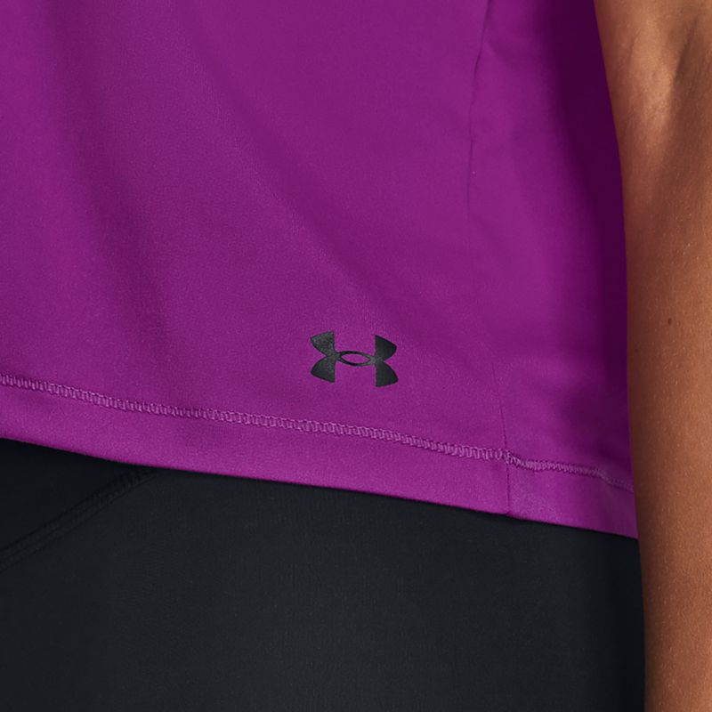 Under Armour Motion SS γυναικείο t-shirt mystic magenta/μαύρο 4