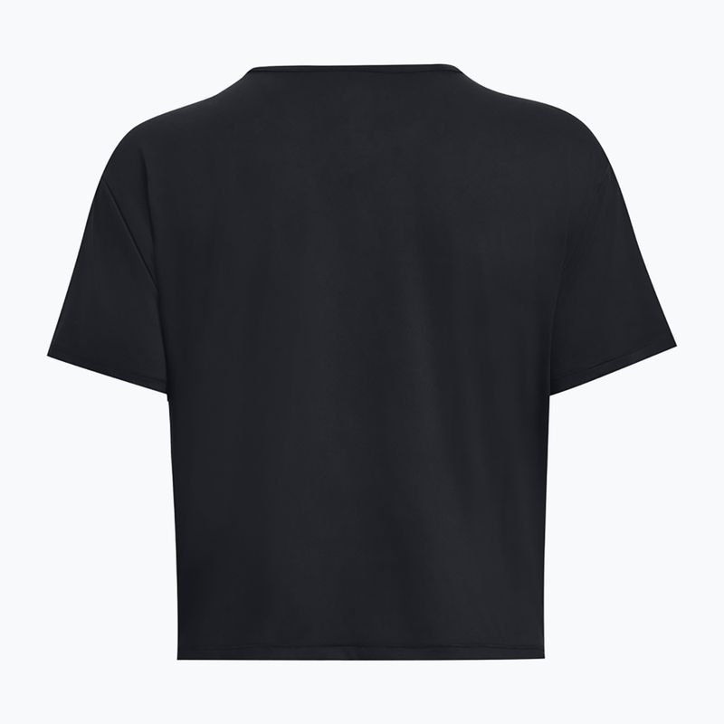 Under Armour Motion SS γυναικείο t-shirt μαύρο/τζέτ γκρι 5