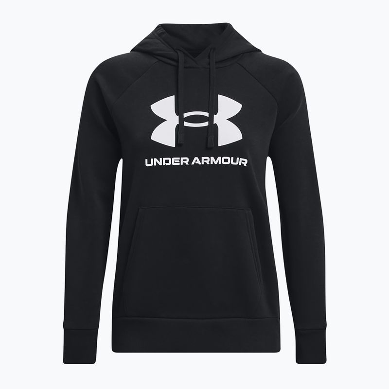 Γυναικείο φούτερ Under Armour Rival Fleece Big Logo Hoody black/white 5