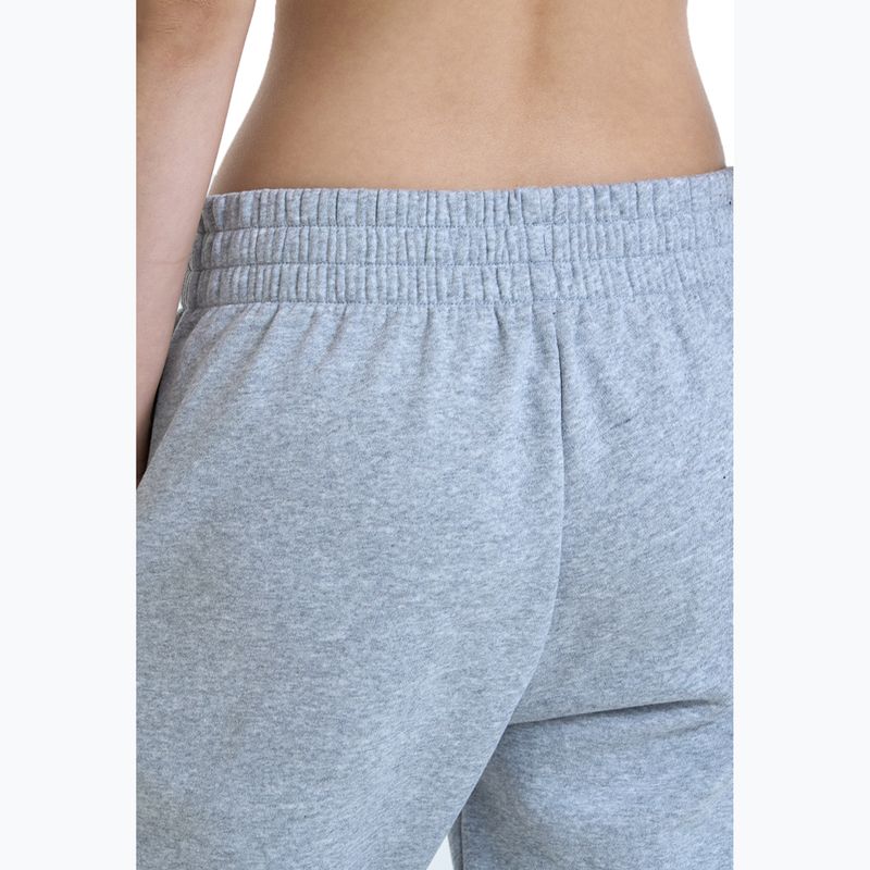 Under Armour γυναικείο Rival Fleece Joggers mod γκρι ελαφρύ ερείκης/λευκό παντελόνι 7