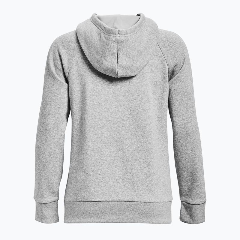 Γυναικείο φούτερ Under Armour Rival Fleece Big Logo Hoody mod gray light heather/white 6