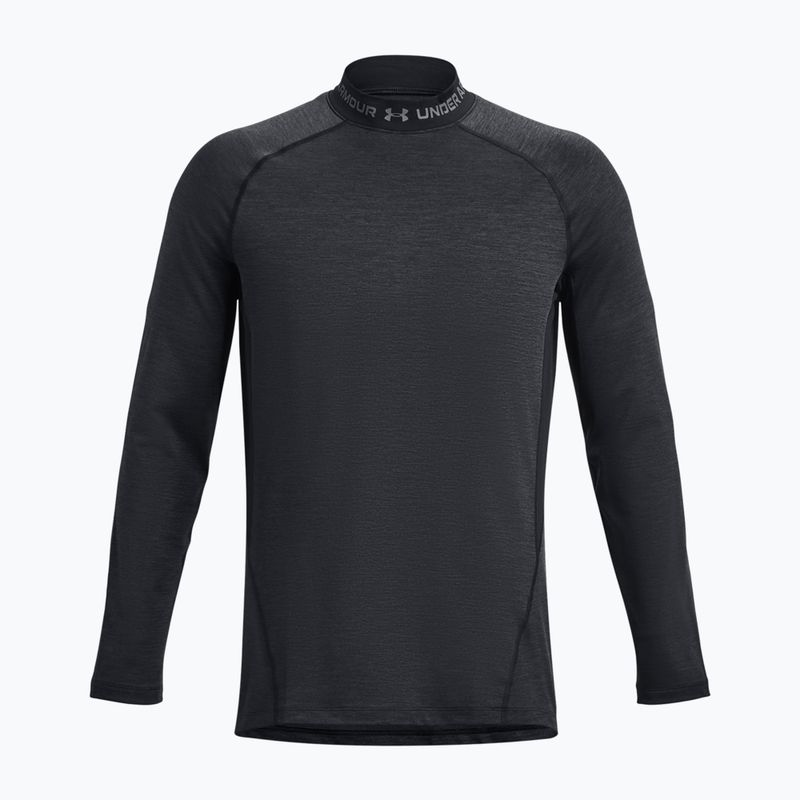 Under Armour ColdGear Twist Mock μαύρο/γκρι ανδρικό t-shirt 3