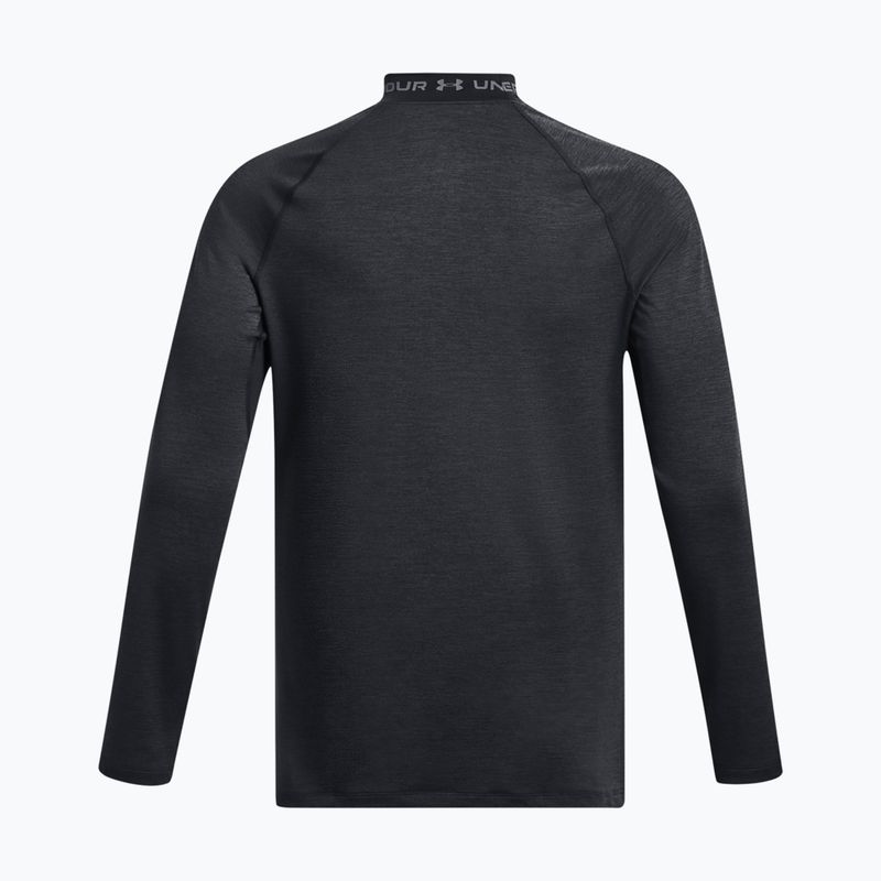 Under Armour ColdGear Twist Mock μαύρο/γκρι ανδρικό t-shirt 4