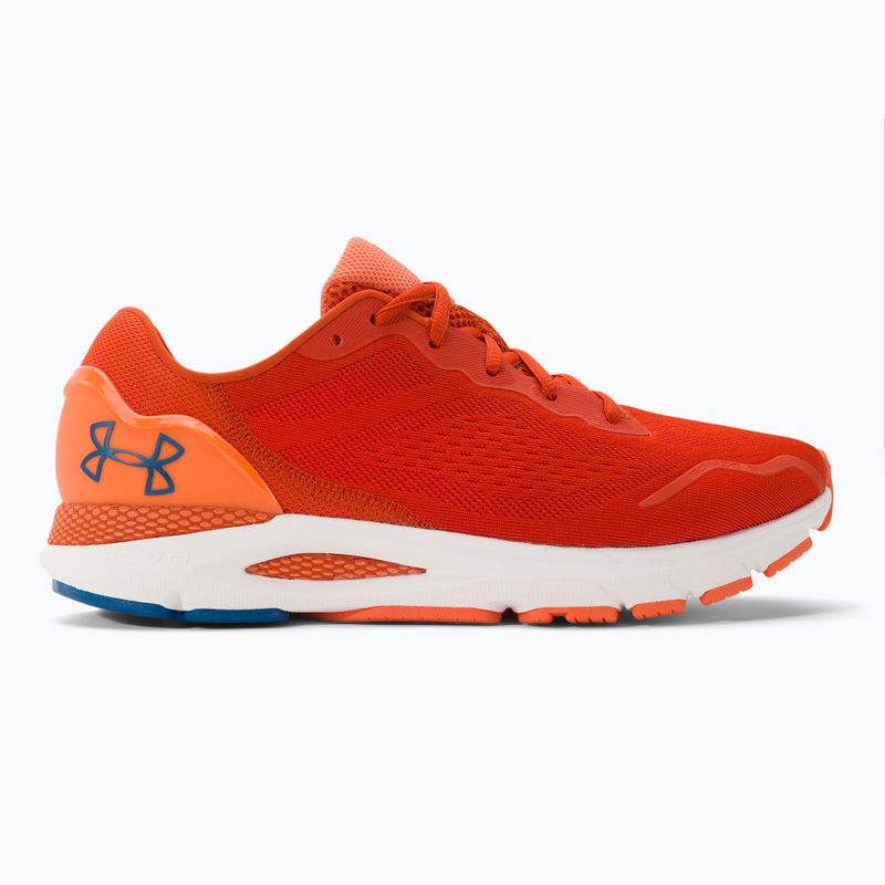 Under Armour Hovr Sonic 6 ανδρικά αθλητικά παπούτσια για τρέξιμο καψαλισμένα/μπλε χρώμα 2