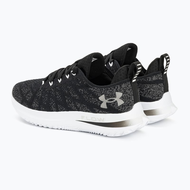 Under Armour Velociti 3 μαύρο/λευκό/λευκό ανδρικά παπούτσια για τρέξιμο 3