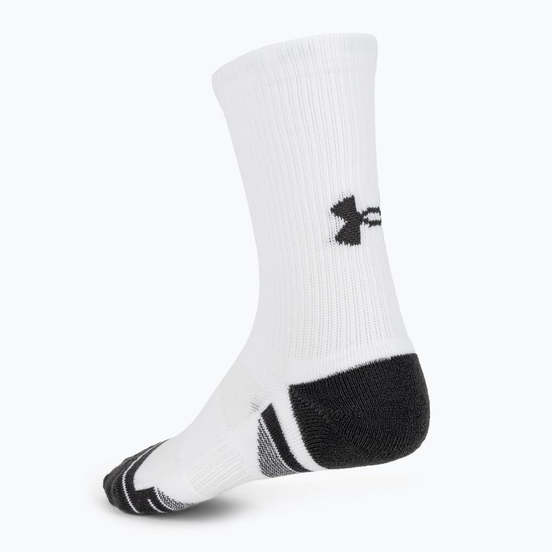 Under Armour Performance Tech 3pk Κάλτσες Crew λευκές/λευκές/τζέιτ γκρι 3