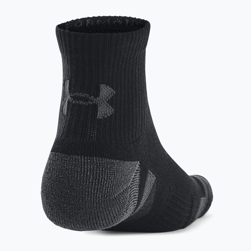 Under Armour Performance Tech 3 Pack κάλτσες προπόνησης μαύρες/μαύρες/τζέιτ γκρι 3