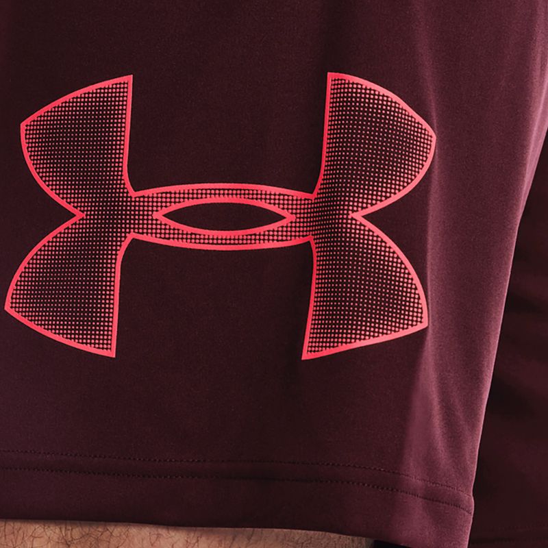 Under Armour Tech Graphic ανδρικό προπονητικό σορτς σκούρο καφέ/μπέτα 4