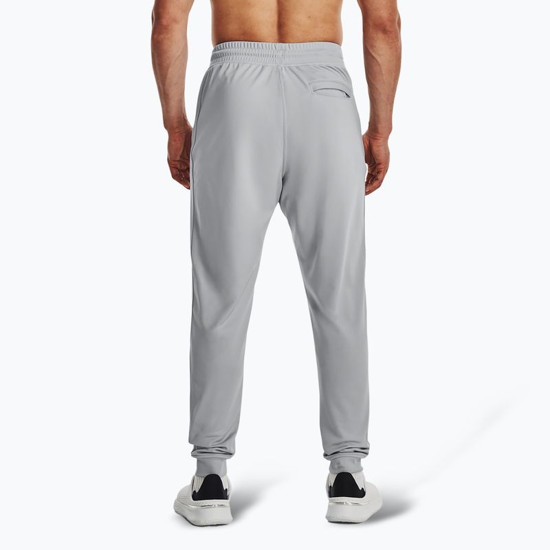 Ανδρικό Under Armour Sportstyle Tricot Jogger mod γκρι/λευκό παντελόνι 3