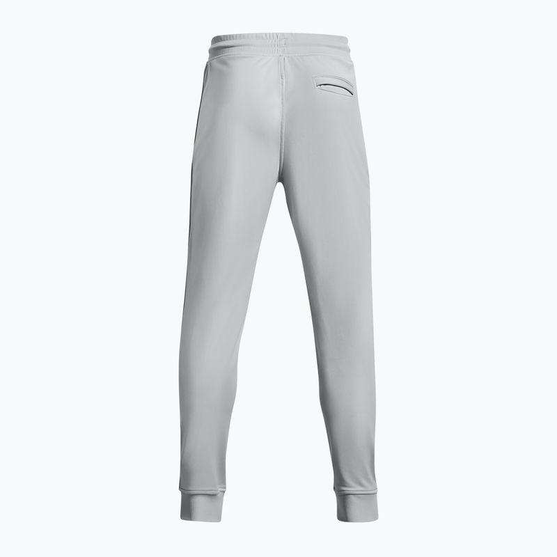 Ανδρικό Under Armour Sportstyle Tricot Jogger mod γκρι/λευκό παντελόνι 6