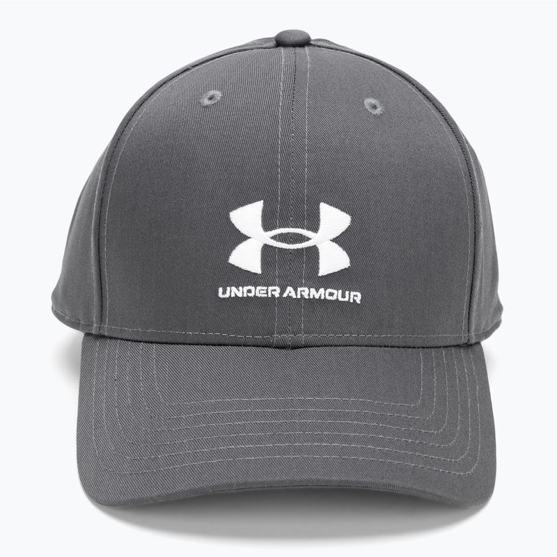 Ανδρικό καπέλο μπέιζμπολ Under Armour Branded Lockup Adj pitch gray/white 5