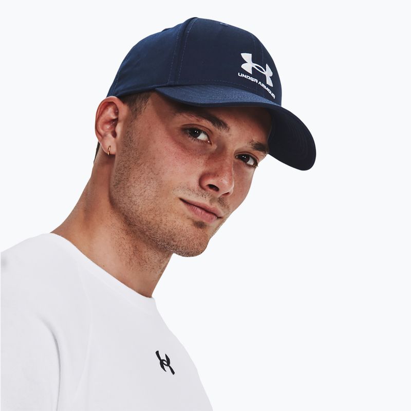 Ανδρικό καπέλο μπέιζμπολ Under Armour Lockup Adj midnight navy/λευκό 3