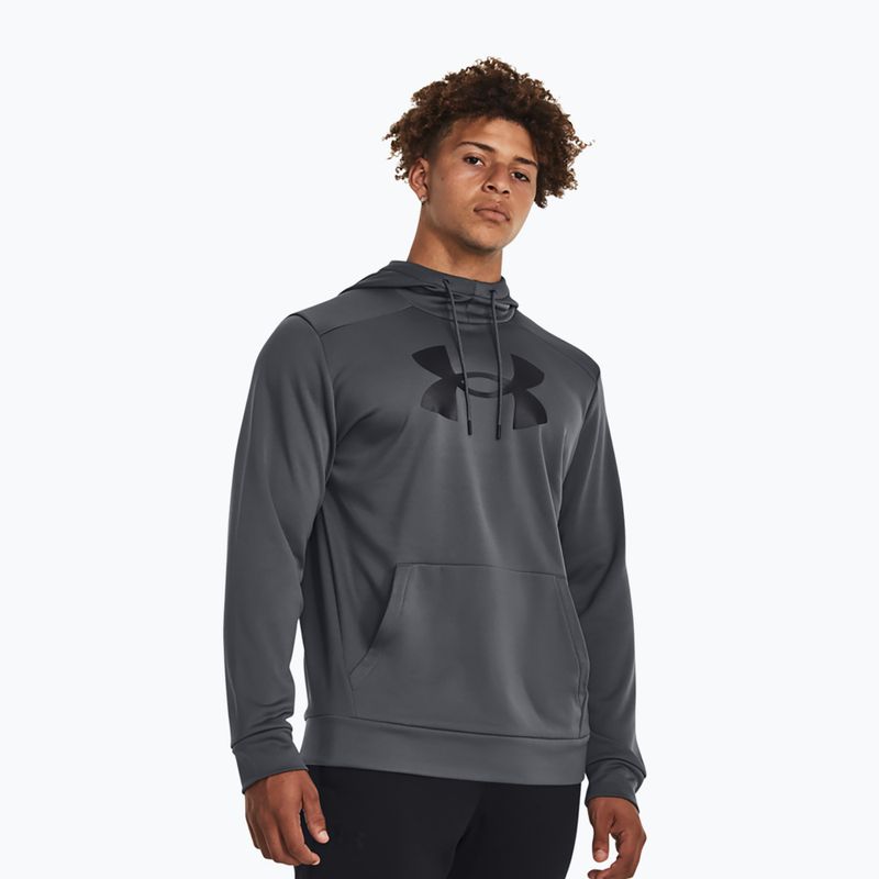 Ανδρικό φούτερ Under Armour Fleece Big Logo HD pitch γκρι/μαύρο φούτερ