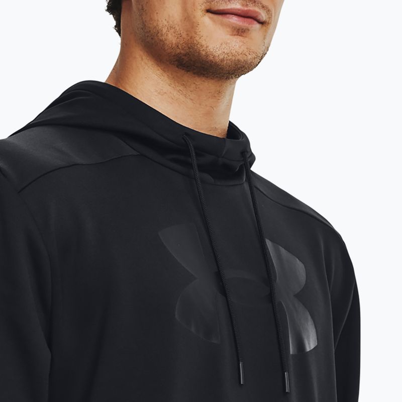 Ανδρικό φούτερ Under Armour Fleece Big Logo HD μαύρο/μαύρο 3